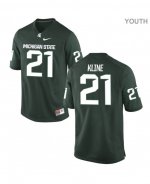 Youth Chase Kline Michigan State Spartans #21 Nike NCAA Green Authentic College Stitched Football Jersey VG50M07IS